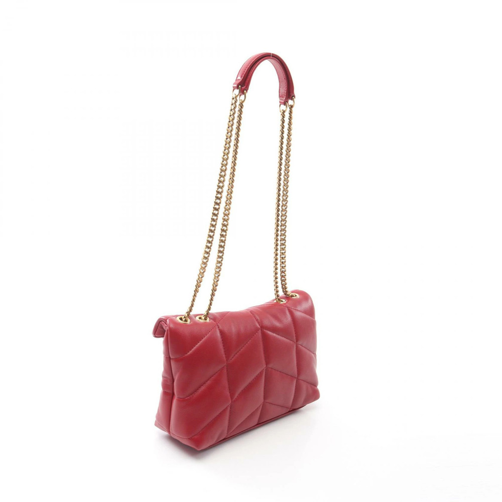 Saint Laurent puffer toy bag shoulder leather red - Picture 2 of 4